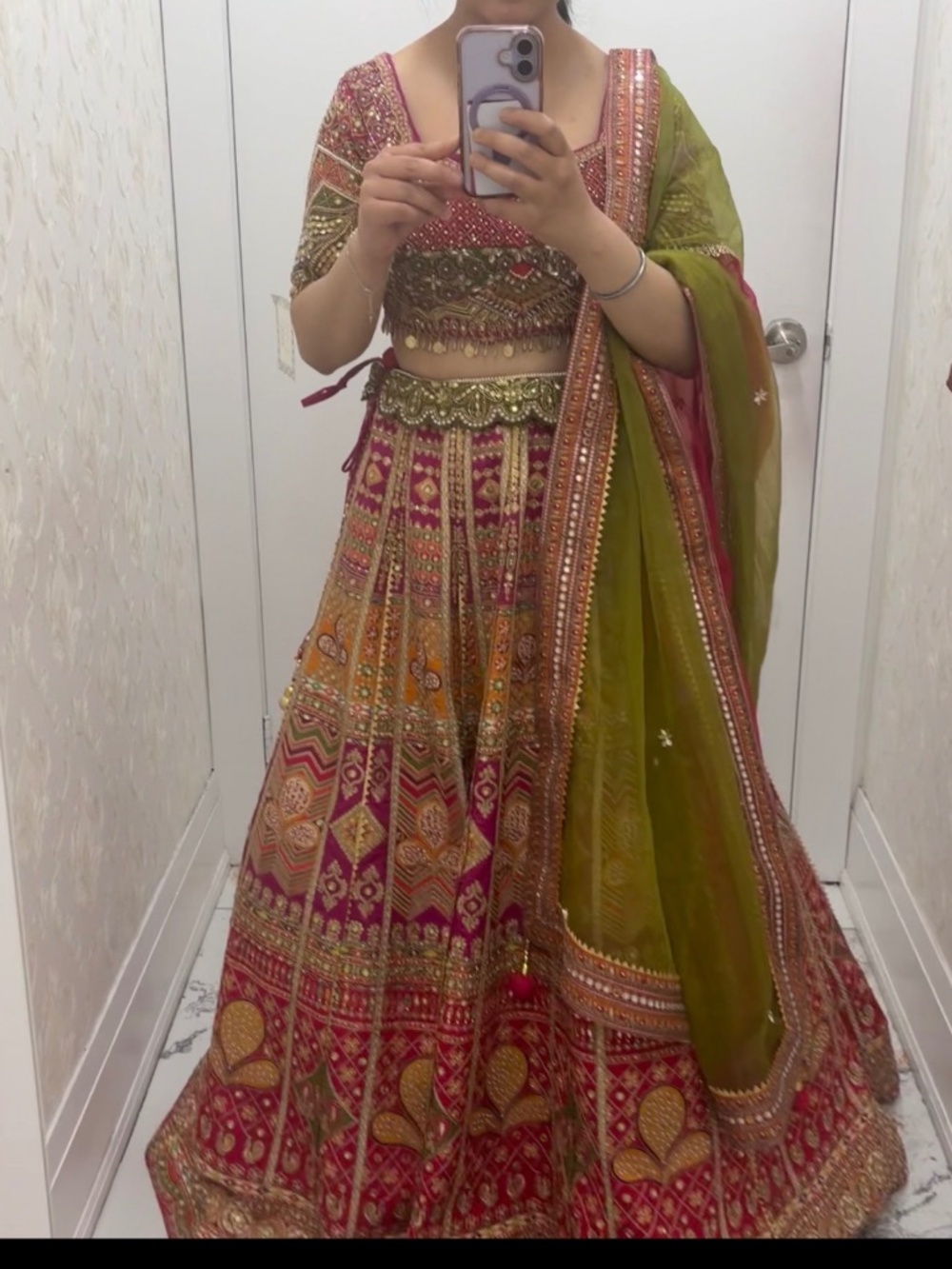 Multi-Color Lehnga